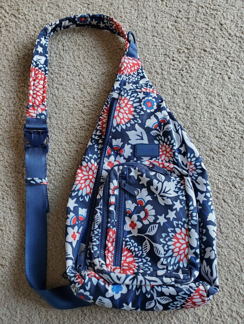 LIKE NEW- RETIRED Vera Bradley Sling Backpack - ReActive Material
